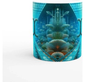 Resim Başak Burcu Baskılı Kahve Kupası - Astral Denizaltı Dünyası Vs3 