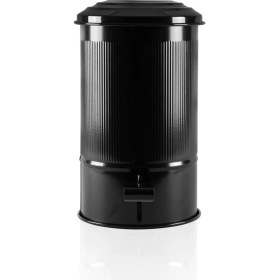 Resim The Mia Stripe Mutfak ve Banyo Çöp Kovası Siyah 5 Lt 