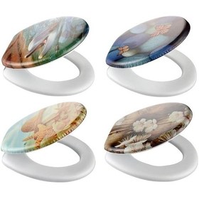 Resim Çelik Ayna Süngerli Klozet Kapağı 184 