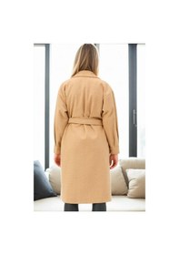 Resim Z9777 Dewberry Bayan Palto-camel Camel 