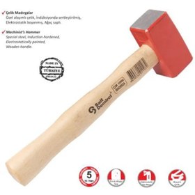 Resim Çelik Madırga 1000 Gr - Ahşap Saplı 