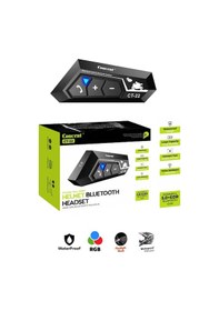 Resim Miaxtreme Rgb Su Geçirmez Ipx8 Bluetooth V5.4 Motosiklet Kask Kulaklık Interkom S-c22 