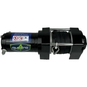 Resim Quatro 12V 3500 Lb Sentetik Halatlı Vinç Atv - Utv Vinci 