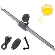 Resim Sones Araba Uyarı Çarpışma Önleyici Arka Uç Yanıp Sönen Işıklar Güneş Enerjili Led Dekoratif Işıklar 