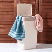Resim Motek Mono Çamaşır Sepeti - Bej - 40 lt 