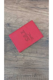 Resim EFE DERİ EFE DERİ TVS Motors Deri Dikişli Oto Ruhsat Kılıfı Ruhsat Kabı Araç Ruhsat Koruyucu 