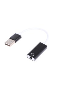 Resim KEEPRO Mikrofonlu kulaklık usb çevirici usb ses kartı 7.1 tek girişli usb ses kartı 