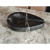 Resim Polen Stone Toros Siyahı Puro Küllük Elips Model 