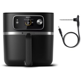 Resim Philips Combi 7000 Serisi XXL Connected Airfryer Siyah 2225Watt NutriU uygulamasına bağlı 