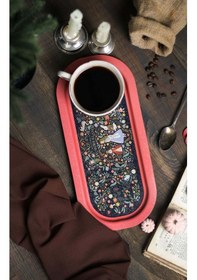 Resim Fairytale Desenli Baton Metal Tepsi, 16 X 35 Cm 