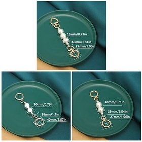 Resim 2. İnci Uzatma Zinciri Çanta Askısı Uzatıcısı Ddd 