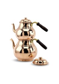 Resim 4.3 Lt Battal Dövme Bakır Çaydanlık 