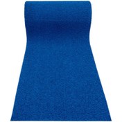 Resim NetBazaars 1,2x3,5 Mavi Kıvırcık Halı Kaydırmaz 14 mm Bzözm7 