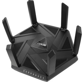 Resim Asus RT-AXE7800 WIFI6E Tri-Band Extendable Router-4G 5G Mobile Tethering-AiProtection 