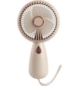 Resim Mini Taşınabilir El Tipi Vantilatör, Soğutma Fanı Rec Pembe, 