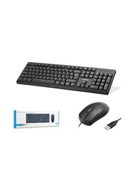 Resim Nodar Km501 Kablolu Klavye Ve Mouse Set Q Siyah 