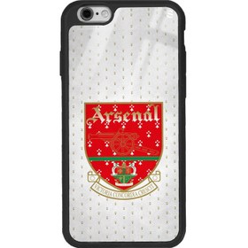 Resim Apple iPhone 6 - 6s Retro Arsenal Tasarımlı Glossy Telefon Kılıfı 