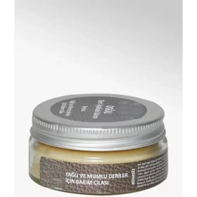 Resim Hibrit Doğal Deri Ayakkabı Bakım Cilası Yağlı ve Mumlu Deriler 50ML Renksiz 