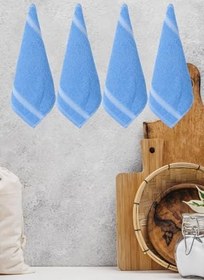 Resim 4 lü Mutfak Kurulama Havlusu Bezi 30X30 Cm 