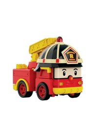 Resim Sesli Ve Işıklı Robocar Poli Büyük Transforming Robot Roy Rocky 