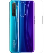 Resim Realme XT Süper Silikon Yumuşak Arka Koruma Şeffaf Kılıf Gpack