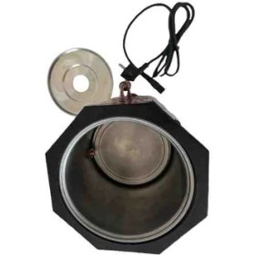 Resim Nostaljik Elektrikli Bakır Semaver 