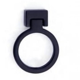 Resim System Siyah 50 mm Halka Çekme Mobilya Kulpu (SY4624 0050 AL6-AL6) 