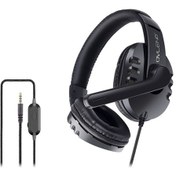 Resim Ovleng Ov-p3 3.5mm Kablolu Oyun Kulaklığı Taşınabilir Surround Ses Kulaklığı Döner Mikrofonlu Yedek Ps4/telefon/dizüstü Bilgisayar/pc Siyah 