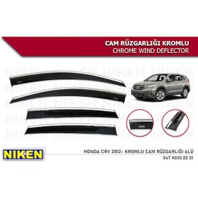 Resim HONDA CRV 2012 2013 2014 2015 2016 KROMLU CAM RÜZGARLIĞI NİKEN 