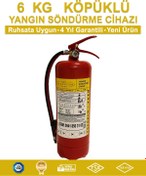 Resim VALLENTİNA 6 Kg Köpüklü Yangın Söndürme Cihazı (Ruhsata Uygun) 