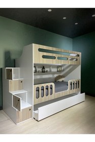 Resim SELES Ranza Yavrulu Odası 3 Kişilik Ranza 