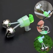 Resim 10 adet 5cm Demir Balık Alarm Çanı - Balık Kamışı Uçlarına Bağlamak İçin Spiral Klipsli Yeşil Çift Çan, Balık Çiğnemekleri İçin Titreşen Alarm, Balık Aletleri | Titreşen Alarm Çanı | Dayanıklı Balık Aletleri, Balık Aksesuarları 