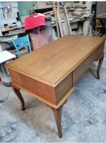 Resim Bintaşmobilya Doğal Ahşap Ofis Masası 