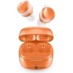 Resim Cellular Line Music Sound Flow Tws Kulaklık-Turuncu 