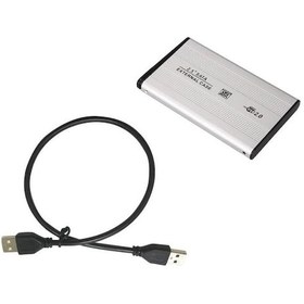 Resim USB 2.0 To SATA Harici Taşınabilir 2.5" Metal HDD Harddisk Kutu 