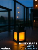 Resim GRAUHAUS Minecraft Gece Lambası Piksel Tasarımlı Dekor Işık 