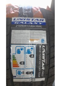 Resim Unıstar Galaxy 215/50R13 85h Rwl Beyaz Yazılı Yaz Lastiği 2025 