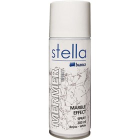 Resim Bianca Mermer Efekt Beyaz 200 Ml. Stella Sprey Akrilik Boya (611L_1000_0.200) 