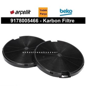Resim Beko Uyumlu P 40 B (8843111200) Aspiratör Karbon Filtre 9178005466 