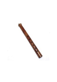 Resim Büro Ev Ofis Hobi Müzik Keyfi İçin Tekli 30cm No2 Bambu Yapım Müzik Aleti Flüt Çalgı 