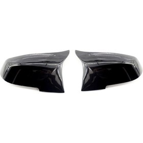 Resim Reedark Bmw F30 F31 F32 F33 F36 3/4 Serisi Araçlar İçin Abs Kaplama, Parlak Siyah, Mat Siyah, Karbon Fiber Seçenekli Geribakış Aynası Kapağı Çift 