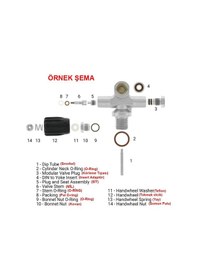 Resim Kraken Tüp Vana El Çarkı Somun Pulu Gümüş 