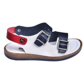 Resim Kiko Kids Erkek Çocuk Sandalet Şb 2330-39 Beyaz Lacivert Kırmızı 001 
