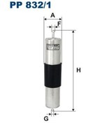 Resim FILTRON PP832/1 Yakit Filtresi ( BMW M52 E36/39/38/46 Yeni Tip Uzun ) PP8321 (WC282886) 