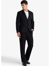 Resim Defacto Regular Fit Beli Bağcıklı Düz Paça Eşofman Altı E7829ax25aubk81 Siyah 