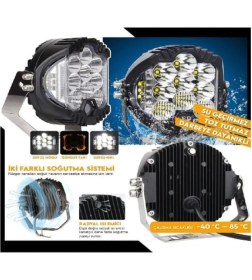 Resim Astraled Offroad Projektör Beyaz LED Lamba 7 Inç Baja Stil 1 Adet 