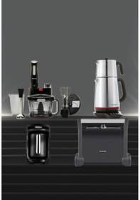Resim Homend Premium Serisi Elektrikli Çeyiz Seti + Kahve Makinesi + Tost Makinesi + Blender Set + Çay Makinesi 