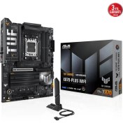 Resim Asus Tuf Gamıng X870-PLUS Wıfı, 4xddr5, 4xm.2, Hdmı, Dp, Type-C, Wi-Fi 7, Bluetooth V5.4, Amd Ryzen 9000-8000 ve 7000 Serisi, Am5 Soket Anakart 