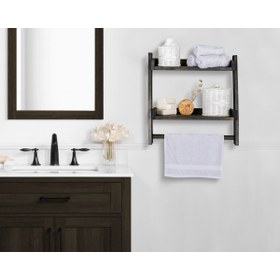 Resim Bhoota Çok Amaçlı Duvar Rafı, Baharatlık, Ahşap Mutfak Rafı, Banyo Düzenleyici 