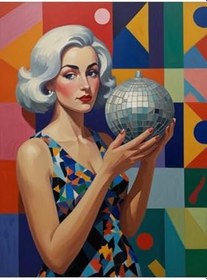 Resim 512 STORE Modern Salon Duvar Poster Noel Woman, 4123e312412e12 
